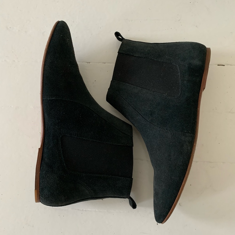 Isabel marant suede flat bootie